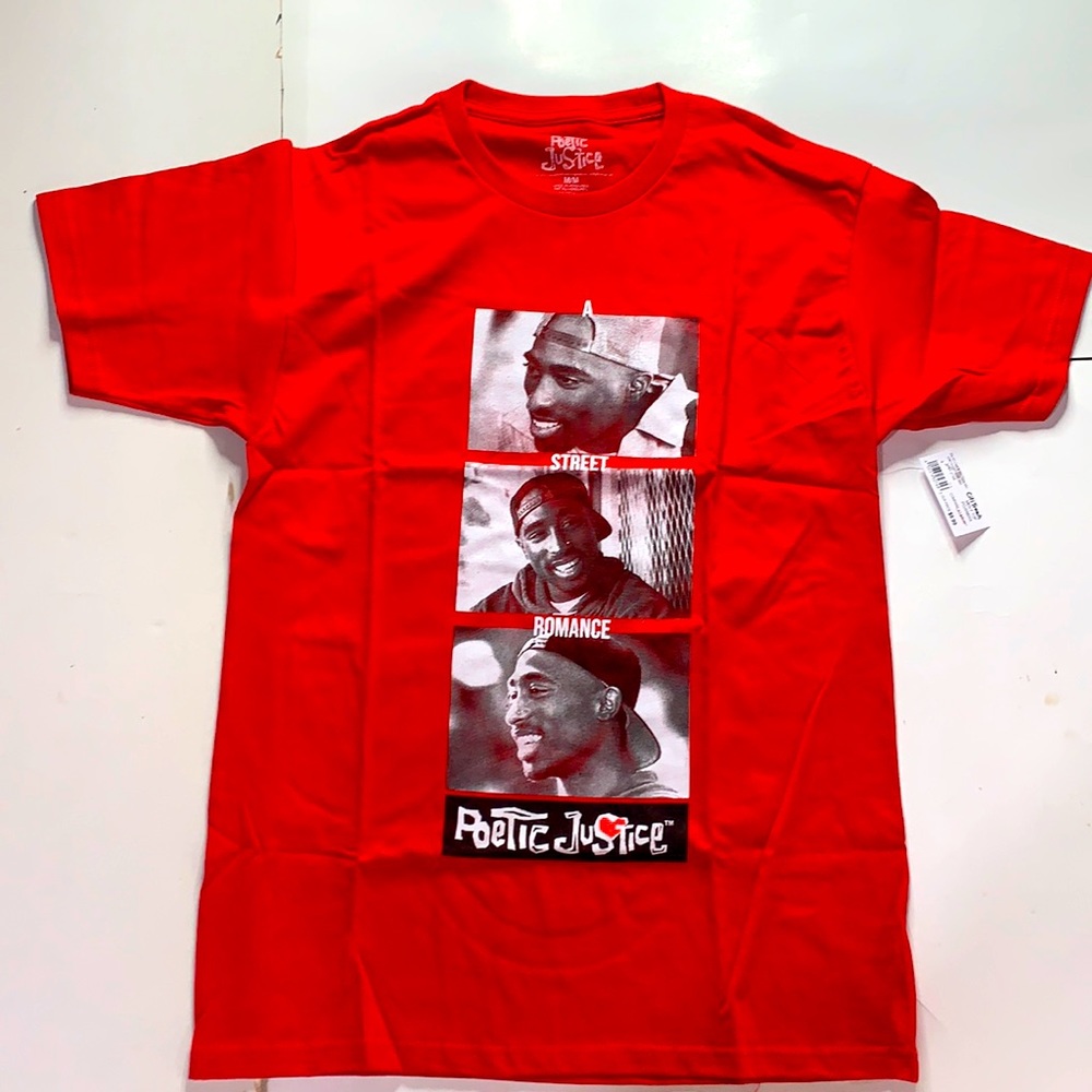 New Tupac Shakur poetic justice T-shirt